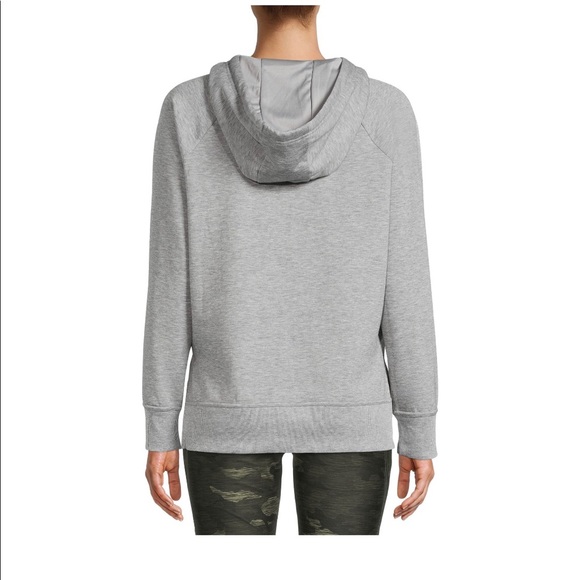 Athletic Works Womens Hoodie Size 20 Light Gray Light Fleece Interior New - Picture 4 of 6